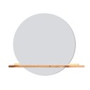 Ver imagem 6 de Espelho Funcional Shelf Pinus 60cm Redondo 60 cm