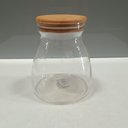 Ver imagem 2 de Pote Porta Mantimentos Home&co com Tampa Bambu Borossilicato 850ml 13x8x8cm Transparente