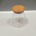 Ver imagem 4 de Pote Porta Mantimentos Home&co com Tampa Bambu Borossilicato 850ml 13x8x8cm Transparente