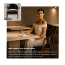 Ver imagem 4 de Kit 2 Cadeira Hellen Mesa de Jantar, Cadeira de Restaurante:Preto