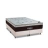 Cama Box King: Colchão Molas Enadas Ortobom Super Sleep King + Box Suede White(193x203) - 1