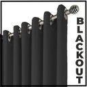 Ver imagem 4 de cortina blackout Napoli bloqueia luz 8,00 x 2,70 sala preto