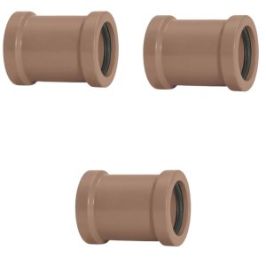 Luva de Correr 20mm Pvc Encanamento Conexão | Akato | Kit 03 Un