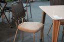 Ver imagem 1 de Cadeiras Jantar Encosto Junco Moderna Design Lançamento 2un