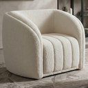 Ver imagem 2 de Poltrona Decorativa Organica Mehis Base Fixa Boucle Tce 1010 Moll