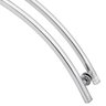 Puxador Tubular 1" Porta Madeira ou Vidro Curvo Alumínio Cromado Loja da Indústria 800mm x 700mm - 2
