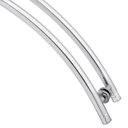 Ver imagem 2 de Puxador Tubular 1" Porta Madeira ou Vidro Curvo Alumínio Cromado Loja da Indústria 800mm x 700mm