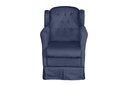 Ver imagem 3 de Puff e Poltrona Amamentação Balanço Quarto Baby Suede Azul Marinho - Incasa Decor