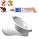 Ver imagem 1 de Válvula de Retenção Esgoto para Canos 100mm + Adesivo Pvc Incolor Bisnaga 17g