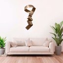 Ver imagem 3 de Decoração Escultura de Parede de Metal Exclusivo no Brasil Home Decor Bronze Escuro