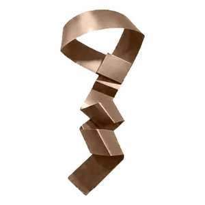 Decoração Escultura de Parede de Metal Exclusivo no Brasil Home Decor Bronze Escuro