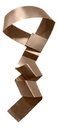 Ver imagem 1 de Decoração Escultura de Parede de Metal Exclusivo no Brasil Home Decor Bronze Escuro