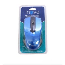 Mouse Óptico Inova Design Moderno 800dpi 100mah - Azul - 1