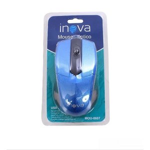 Mouse Óptico Inova Design Moderno 800dpi 100mah - Azul