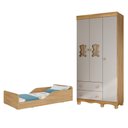 Ver imagem 1 de Jogo de Quarto Infantil com Minicama Montessoriana e Guarda-Roupa Ternura Multimóveis MP4831