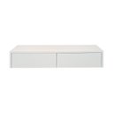 Ver imagem 1 de Aparador Penteadeira Console Suspenso Laqueado Branco