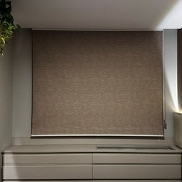 Persiana Rolo Blackout Marrom Napolis - 1,99m X 2,22m - 4