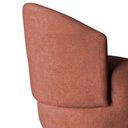 Ver imagem 4 de Kit 2 Poltronas Decorativa Beatriz Orgânica Bouclé Terracota