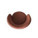 Ver imagem 5 de Kit 2 Poltronas Decorativa Beatriz Orgânica Bouclé Terracota
