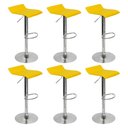 Ver imagem 1 de Kit 6 Banquetas Toquio Wave Enzo Belo Horizonte Recouro Giratória com Regulagem