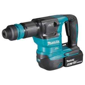 Martelete Rompedor Sds Plus sem Fio 18v Portátil com 2 Baterias Carregador Maleta Dhk180rtj Makita
