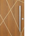 Ver imagem 5 de Porta de Correr Agatha Trilho Soft Pux. Barra Chata Cromado 1.20 X 2.10 Lado Esquerdo – Hale