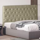Ver imagem 2 de Cabeceira de Cama Box Queen 160cm Suede Botão Cristal Bege