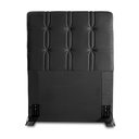 Ver imagem 5 de Cabeceira Cama Box Solteiro 98cm Suede Velut Preto - King House