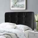 Ver imagem 1 de Cabeceira Cama Box Solteiro 98cm Suede Velut Preto - King House