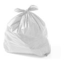 Ver imagem 1 de 300 Saco de Lixo Plástico Branco 20 Litros Banheiro, Copa Branco