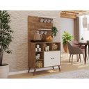 Ver imagem 2 de Balcão Armário Aparador Cantinho Café Cozinha 2 Portas Ipe Off White