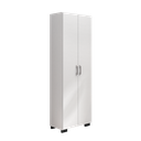 Ver imagem 2 de Armário Multiuso 5 Prateleira 2 Portas - Branco Móveis Leão