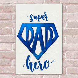 Placa Decorativa Dia dos Pais 20-30X45Cm - 1