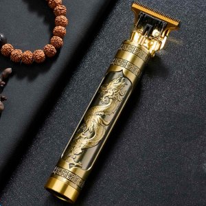 Maquina de Cortar Cabelo Barba Acabamento Profissional Usb