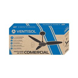 Ventilador de Teto Comercial 3 Pás Branco 220v Classe a Premium - Ventisol - 5