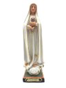 Ver imagem 1 de Imagem De Nossa Senhora De Fátima Branca Resina 27 Cm
