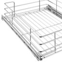 Ver imagem 2 de Gaveta 370mm Aramada Deslizante Fruteira Cozinha Multiuso Cromada Corrediças