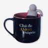 Caneca com Infusor Amor Próprio - Zonacriativa - 1