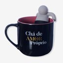 Ver imagem 1 de Caneca com Infusor Amor Próprio - Zonacriativa