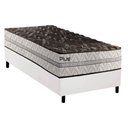 Ver imagem 1 de Cama Box Solteiro: Colchão Espuma D33 Paropas Pasquale Plus + Base Crc Corano White (88x188)