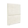 Cabeceira Estofada Solteiro Luna 90cm Boucle Bege - 3