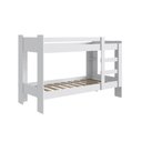 Ver imagem 1 de Cama Beliche 100% Mdf com Pintura Uv Branco Acetinado B63 Nova Móbile