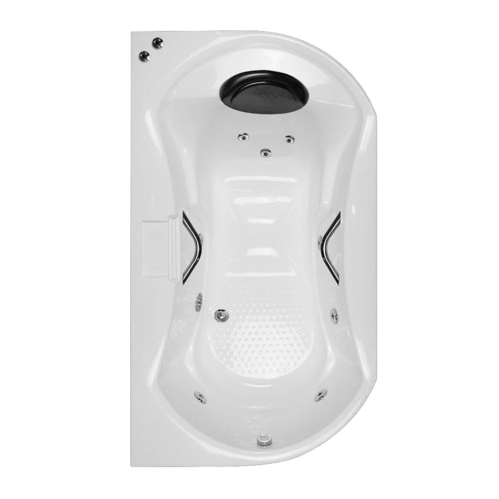 Banheira Retangular Rayana Completa com Hidro - 127v