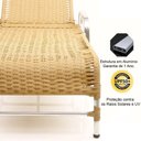 Ver imagem 2 de 2 Espreguiçadeiras Esteira e 1 Mesa de Centro Garden Avelã