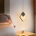 Ver imagem 4 de Luminária Led 30x25cm Suspensa Pendente 24 Watts Losango Gimpo Kjdd-l-002:preto