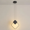 Ver mais imagens de Luminária Led 30x25cm Suspensa Pendente 24 Watts Losango Gimpo Kjdd-l-002:preto