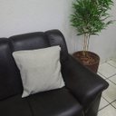 Ver imagem 2 de Kit 4 Capas Almofadas Luxo 50 X 50cm com Ziper Capri Cinza Claro