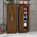 Ver imagem 1 de Armário Multiuso 2 Portas Failane Imbuia Rústico