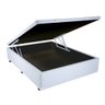 Cama Box Baú Casal Sintético Branco 138x188 - 2