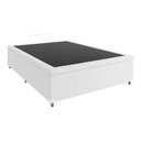 Ver imagem 1 de Cama Box Baú Casal Sintético Branco 138x188